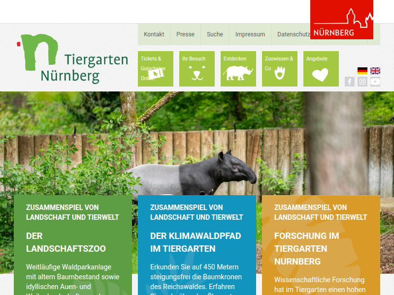 tiergarten.nuernberg.de: Tiere A-Z