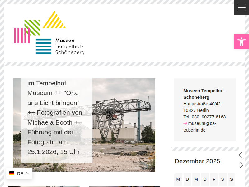 Berliner Toilette Marienhöhe - Museen Tempelhof-Schöneberg