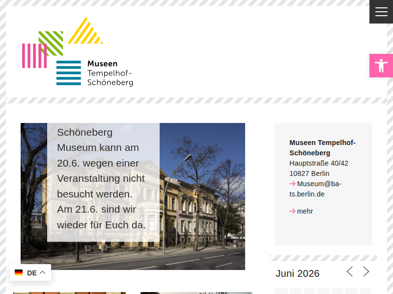 Stolpersteinverlegung - Museen Tempelhof-Schöneberg