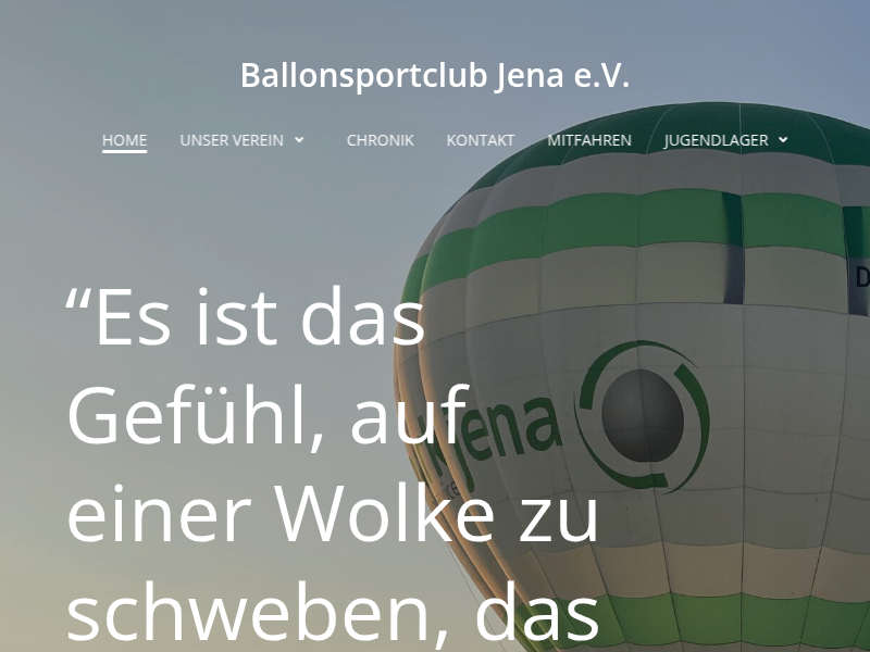Sample Page – Ballonsportclub Jena e.V.