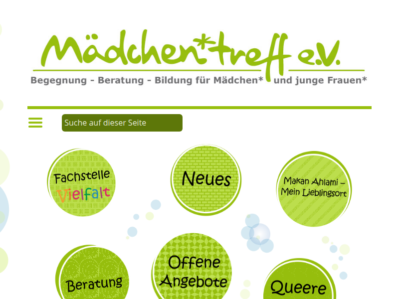 Girls get active - Bewegungspark und Bewegung im Park - Mädchentreff Tübingen