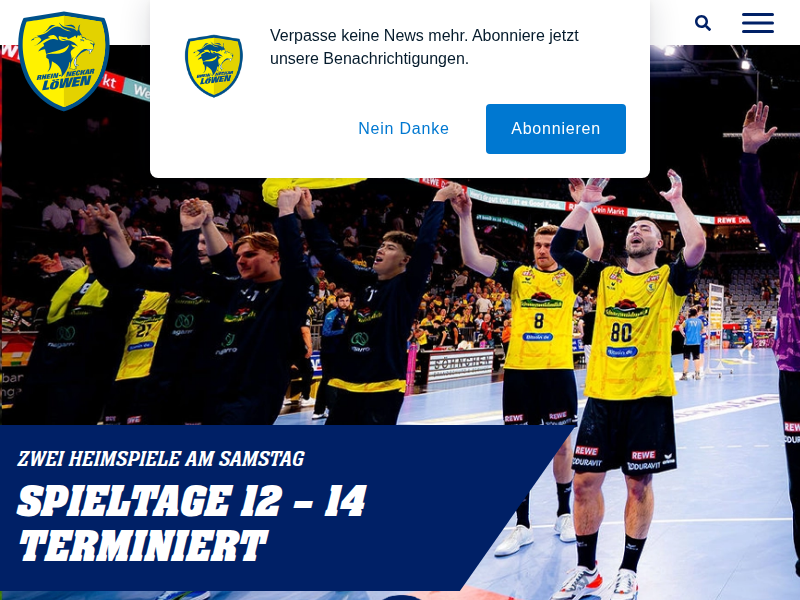 Die Löwen auf Fuerteventura - Rhein-Neckar Löwen - LIQUI MOLY Handball-Bundesliga
