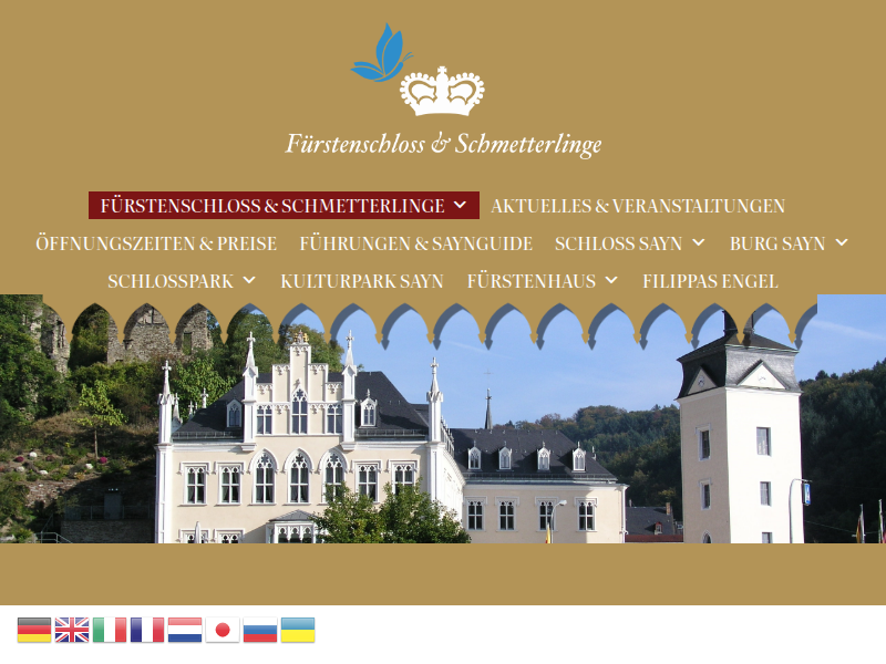 17: DAS TREPPENHAUS HEUTE – FÜRSTENSCHLOSS & SCHMETTERLINGE