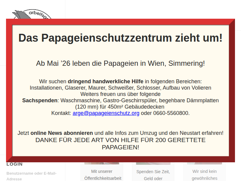 Vergesellschaftung – Der lange Weg zur Zweisamkeit – Arbeitsgemeinschaft Papageienschutz