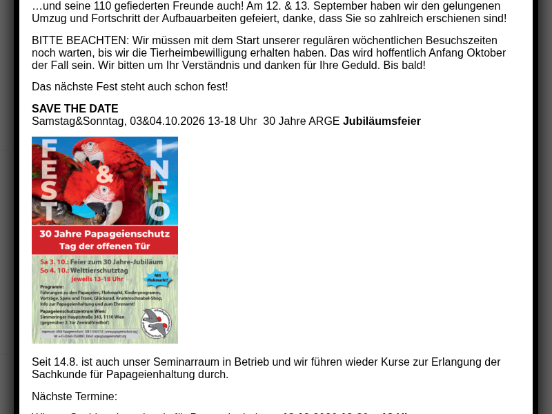 ABC der Papageienhaltung – Arbeitsgemeinschaft Papageienschutz