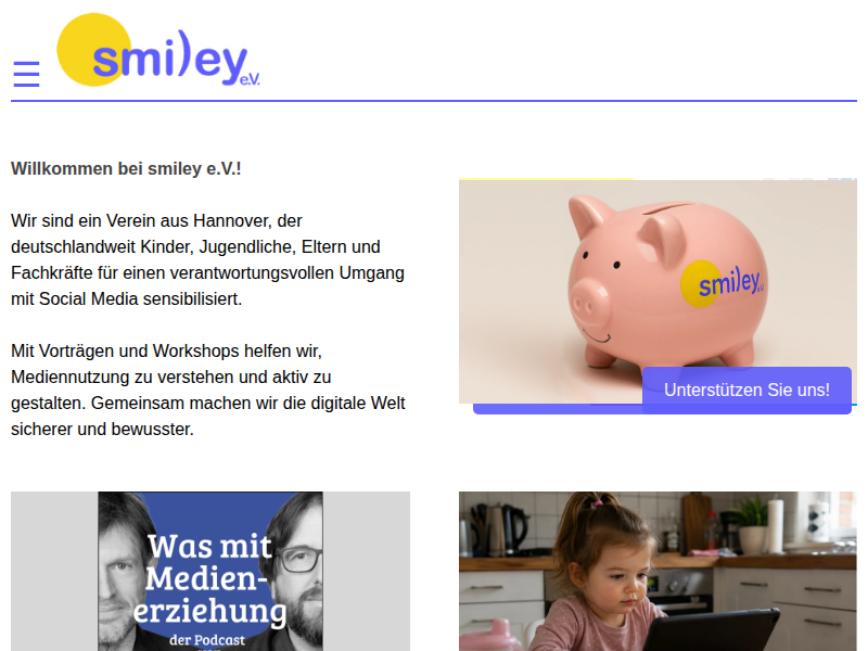 Vertrauen ist gut - Kontrolle auch?! | smiley e.V. - smiley - Verein zur Förderung der Medienkompetenz e.V.