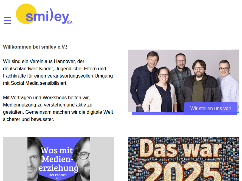 Vertrauen ist gut - Kontrolle auch?! | smiley e.V. - smiley - Verein zur Förderung der Medienkompetenz e.V.