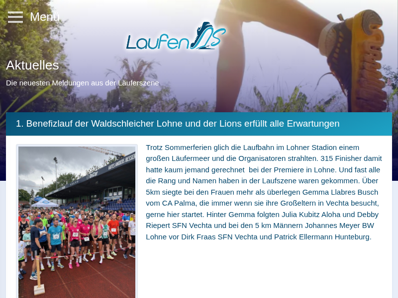 LaufenOS - Das Läuferportal.