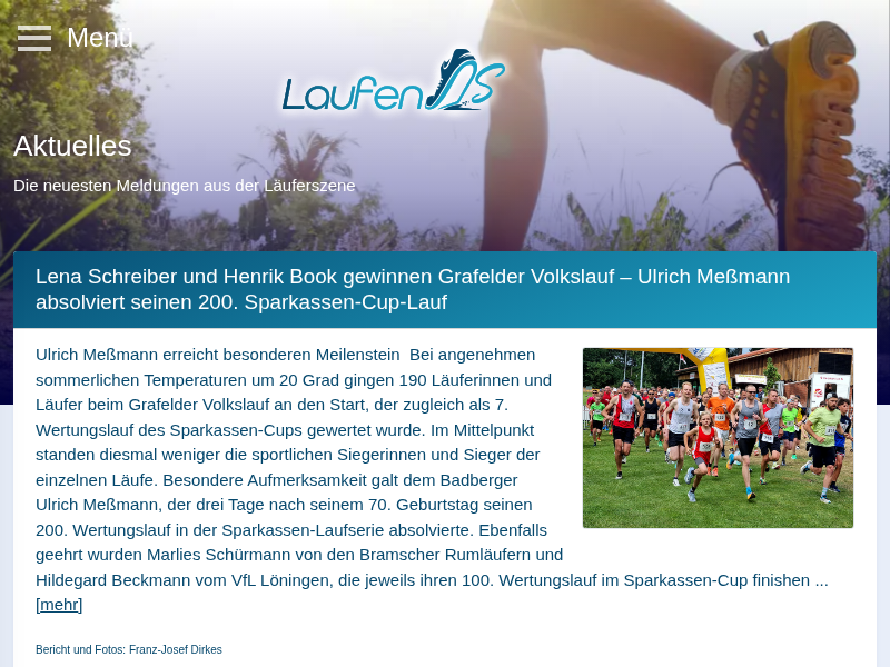 Ergebisse - Berger Adventslauf 2024