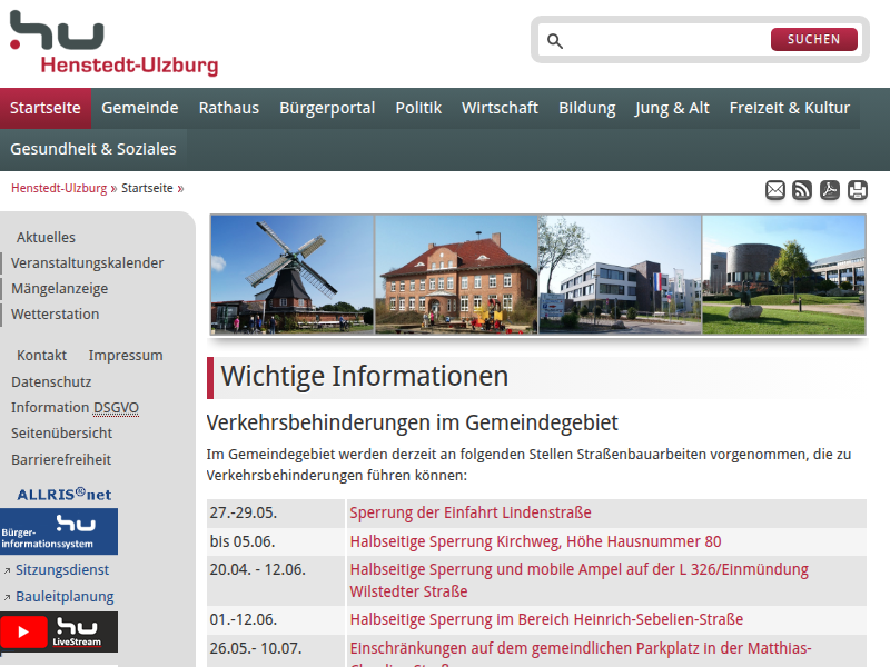 Baubetriebshof führt regelmäßige Baumpflegemaßnahmen durch - Gemeinde Henstedt-Ulzburg