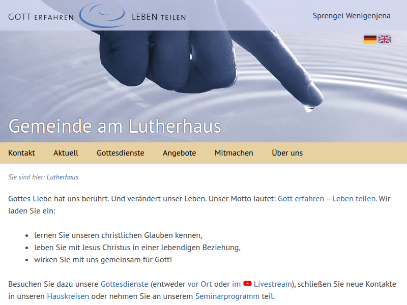 Welcome! – Information for Internationals | Gemeinde am Lutherhaus