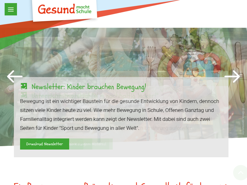 Elternbriefe - Gesund macht Schule