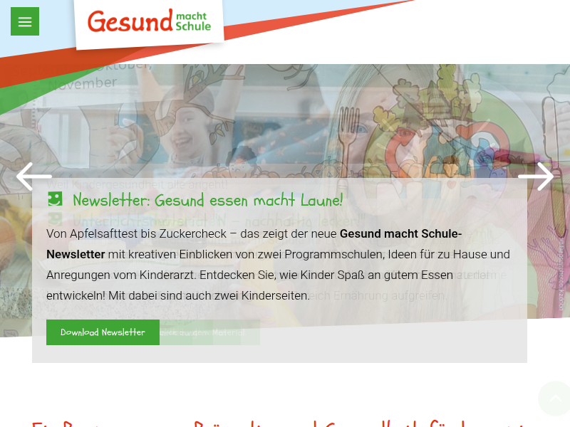 Preisträger der letzten Jahre - Gesund macht Schule