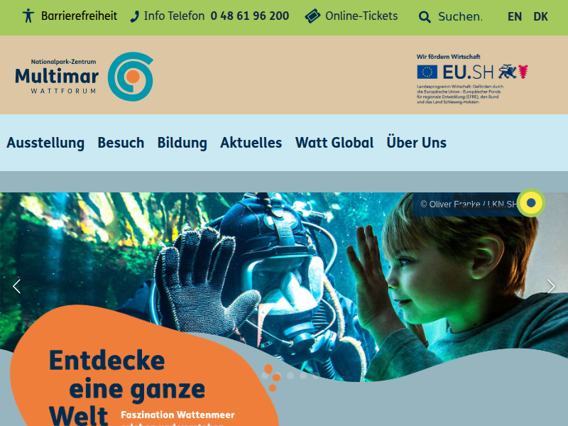 Ausstellung der Wale | Multimar Wattforum