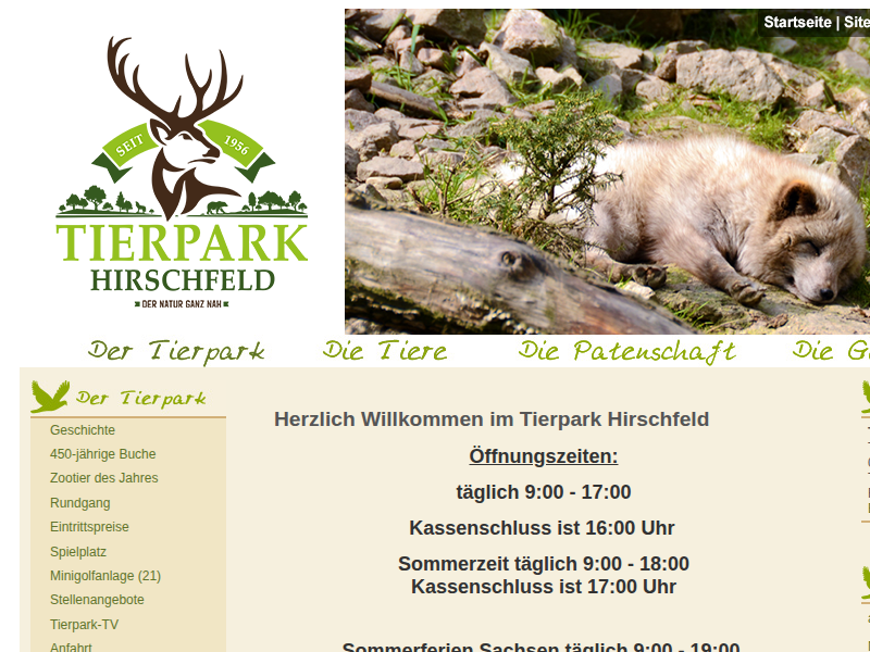 Tierpark - Die Tiere