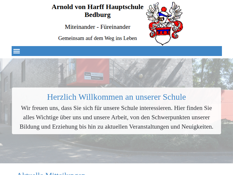 Elternbrefe - Arnold von Harff Schule Bedburg