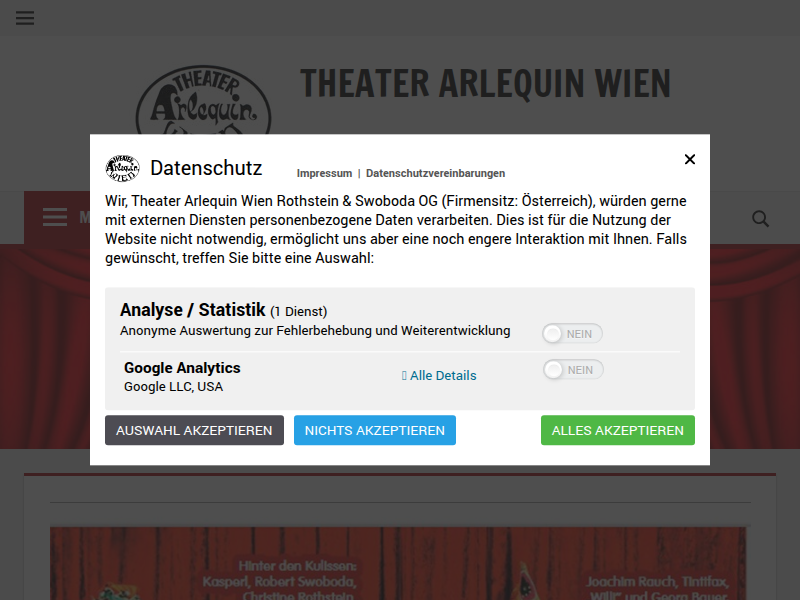 Puppenpool » Theater Arlequin Wien