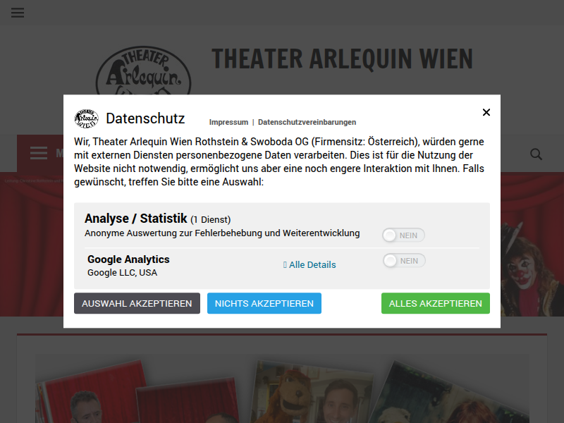Theater Arlequin Wien » Can-Can-Marionettentruppe in der Quarantäne