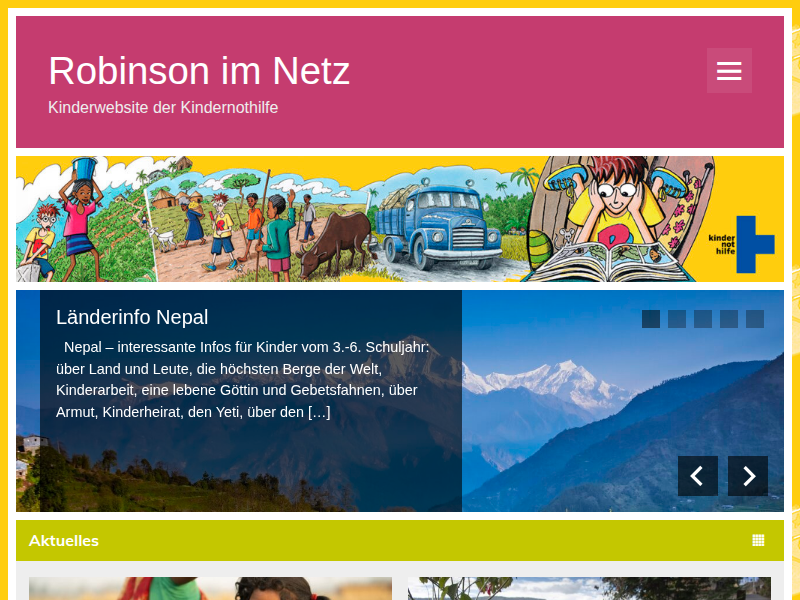 Erbshausen: Theaterspielen für Kinder in Peru – Robinson im Netz