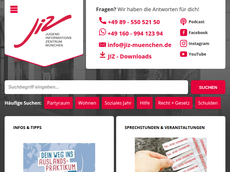Adressen - JIZ München