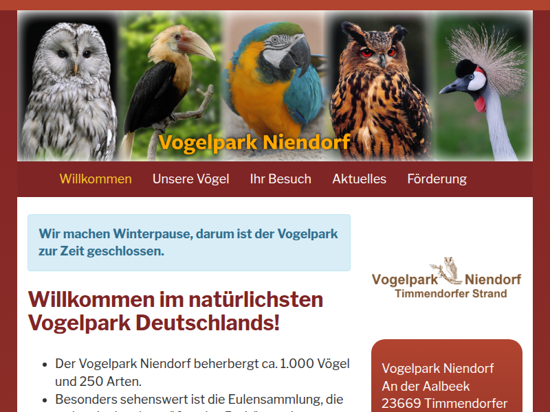 Vogelpark Niendorf | Viel Nachwuchs im Vogelpark