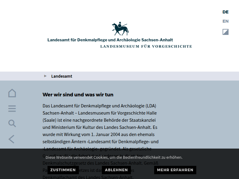 Landesamt - Archäologie - Fund des Monats - 2016 - Januar 2016