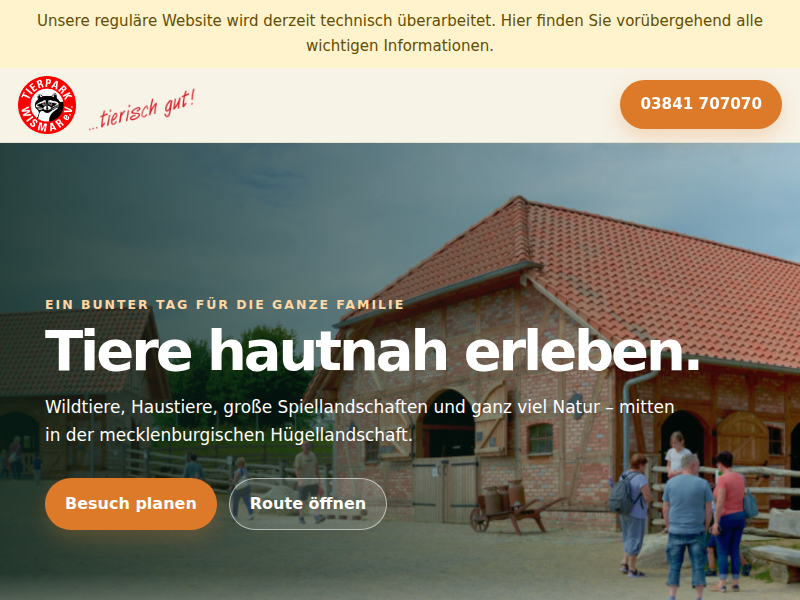 Tierpark Wismar barrierefrei