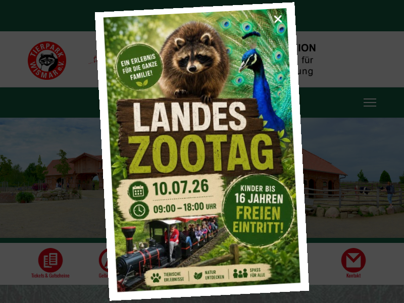 Tierpark Wismar barrierefrei
