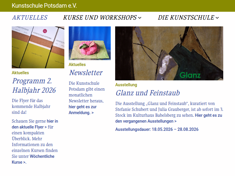 Aktzeichnen – Kunstschule Potsdam e.V.
