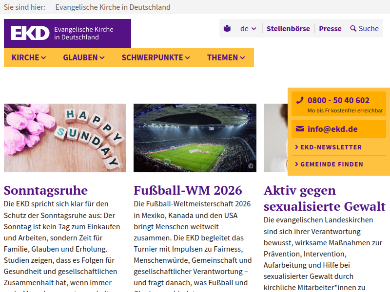 Weihnachten – EKD