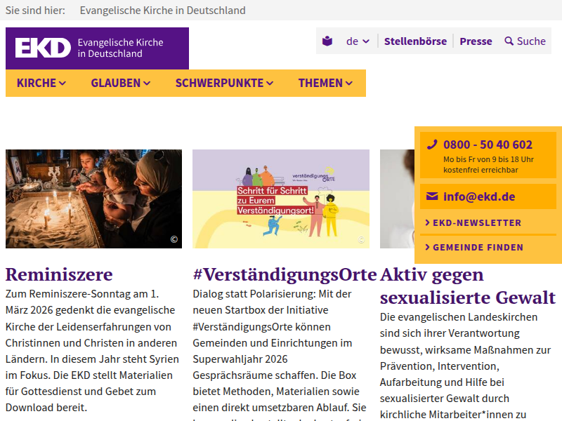 Vielfalt bereichert! – EKD