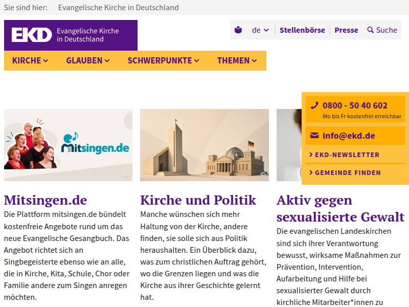 Geistliche Impulse und Statements zu Weihnachten 2020 – EKD