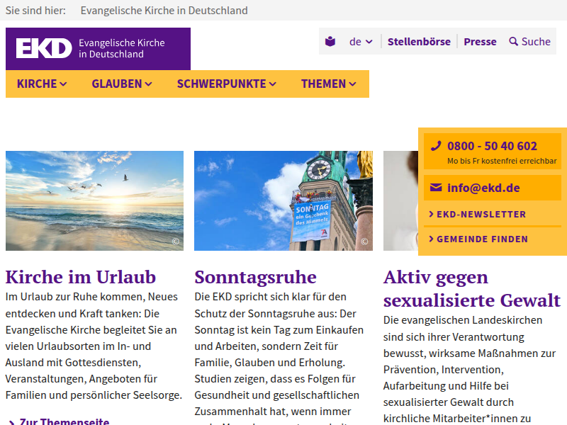 EG 369 Wer nur den lieben Gott lässt walten – EKD