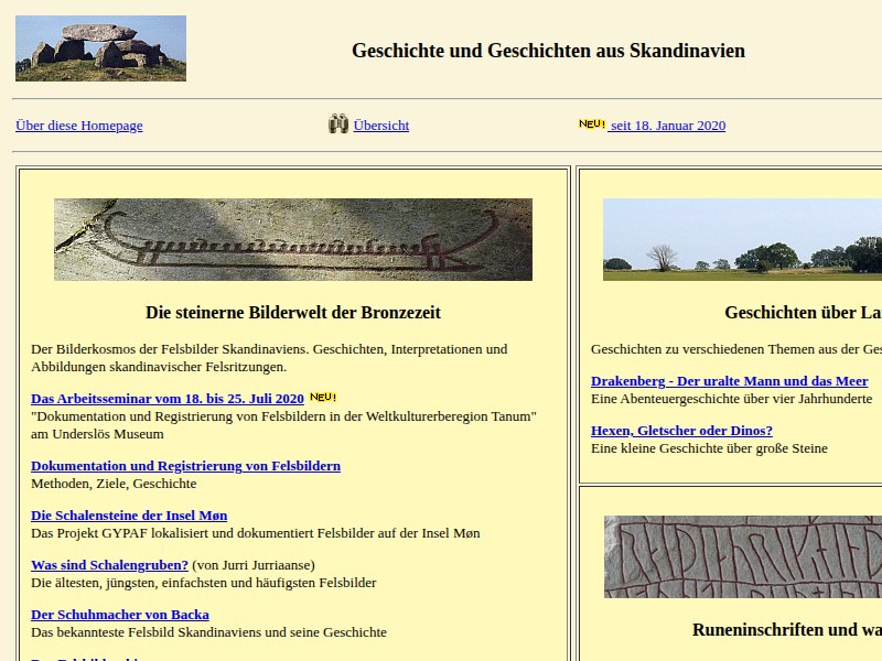 Geschichte und Geschichten aus Skandinavien