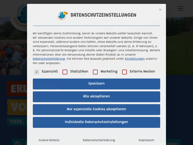 Datenschutzerklärung › Vogelpark Marlow