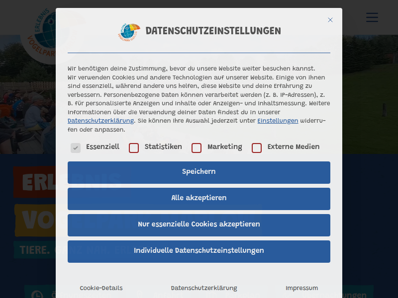 Social Media Datenschutz › Vogelpark Marlow