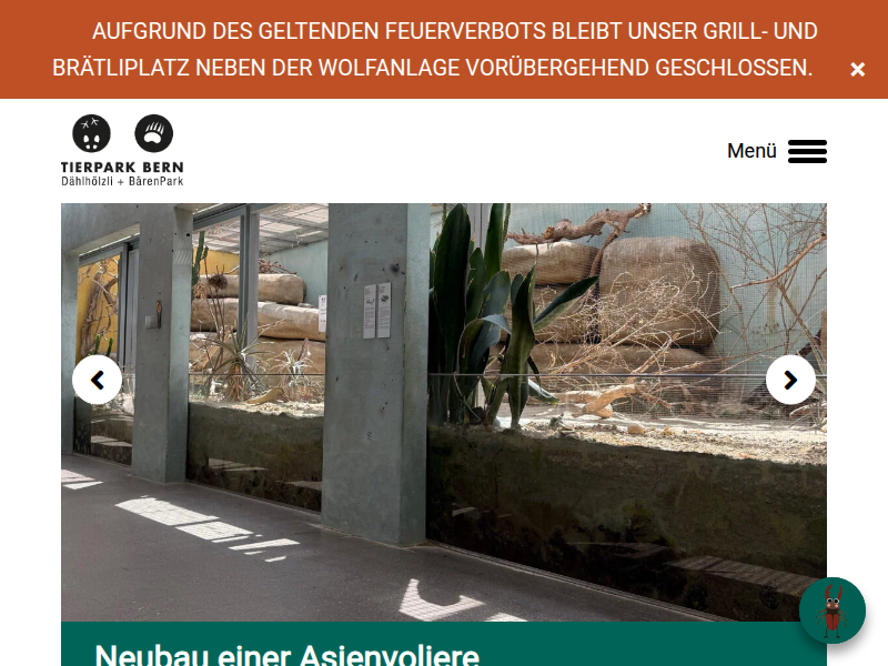 Waldtiere | Tierpark Bern