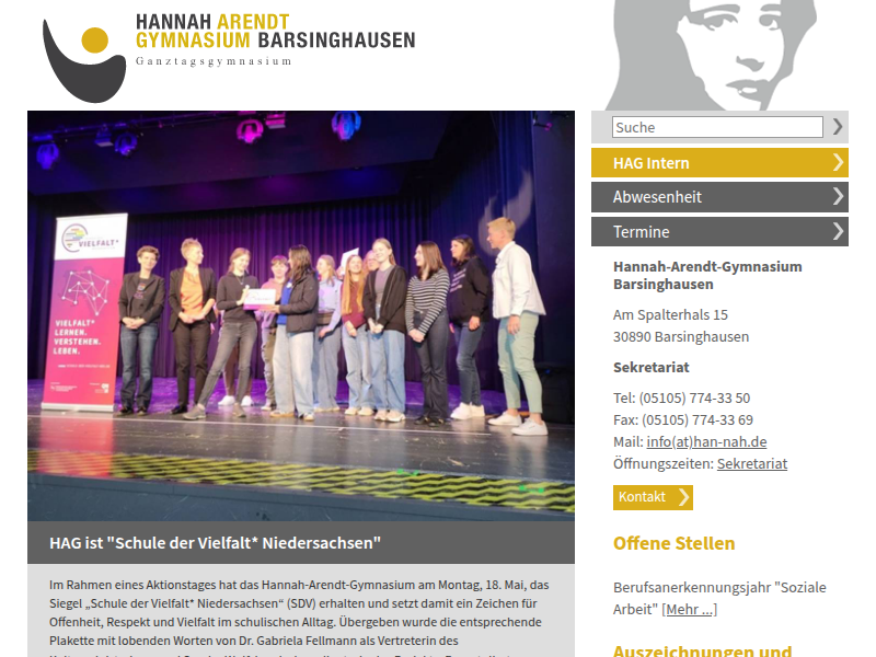 Hannah-Arendt-Gymnasium Barsinghausen |: 20 Jahre Frankreich-Austausch: Eine Freundschaft auf vier Säulen