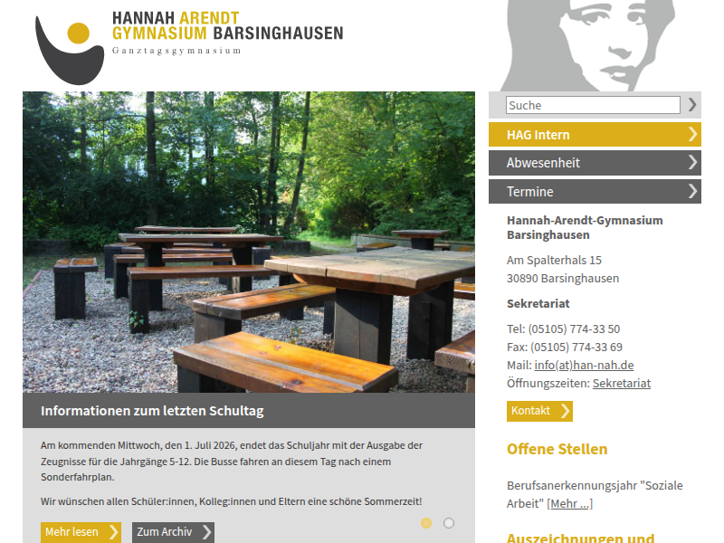 Hannah-Arendt-Gymnasium Barsinghausen |: Spanisch