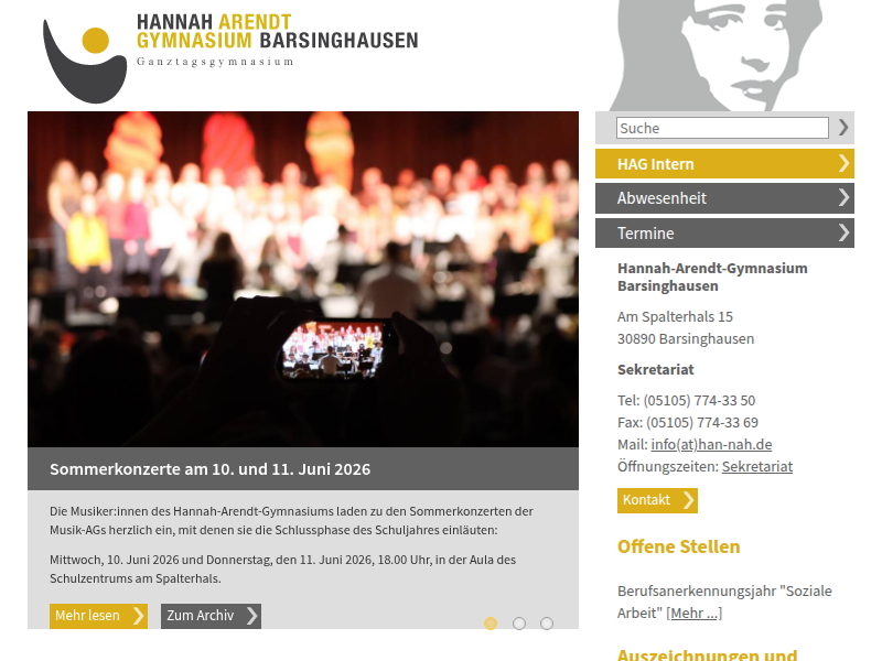 Hannah-Arendt-Gymnasium Barsinghausen |: Erdkunde
