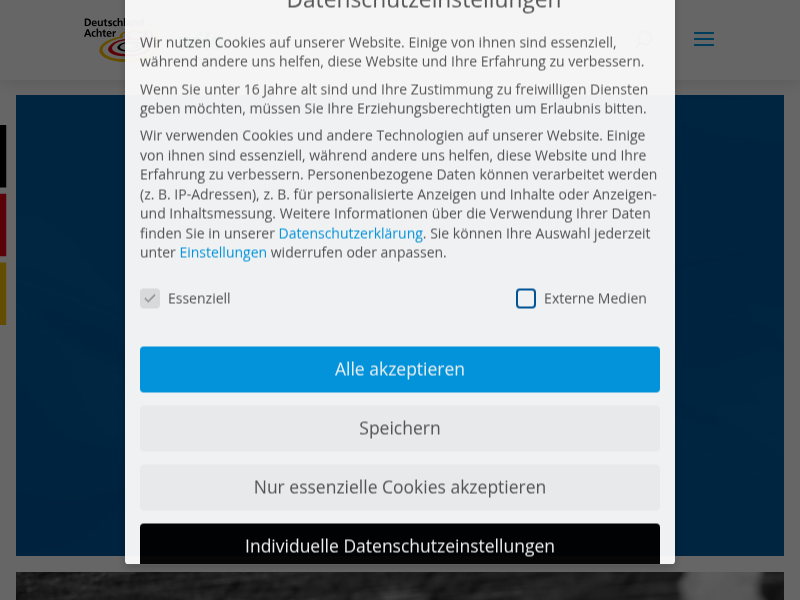 Der Regisseur hinter den Kulissen - Deutschland-Achter
