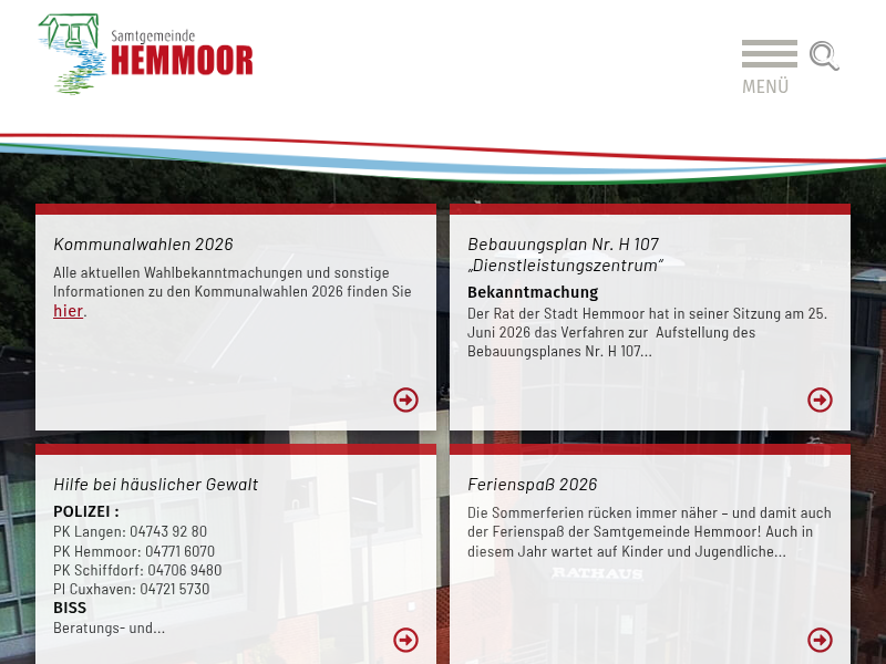 Samtgemeinde Hemmoor ǀ Notdienst