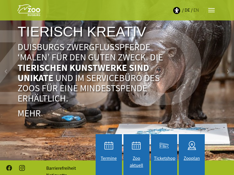 Zoo Duisburg muss ab Montag aufgrund der aktuellen Corona-Lage schließen - Zoo-Duisburg