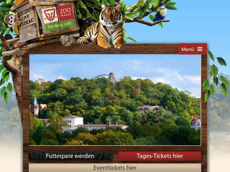 Adlervoliere - Bergzoo Halle