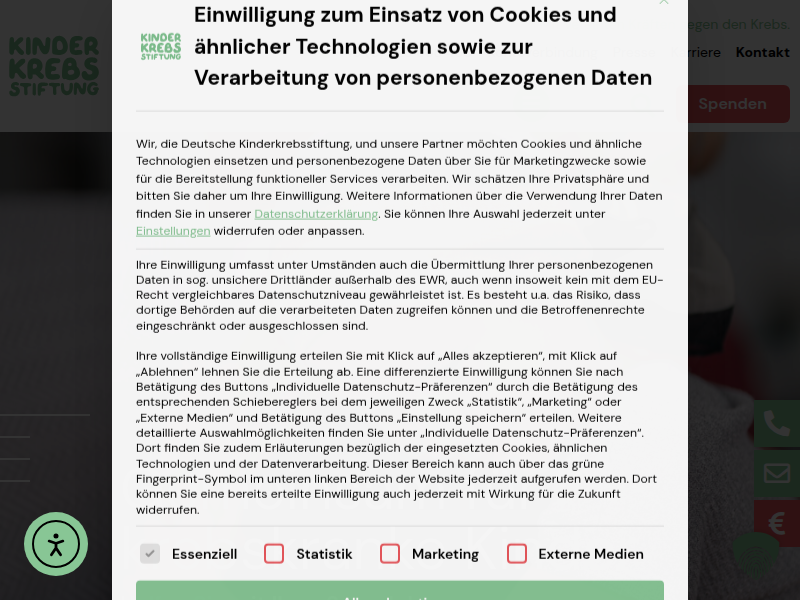 Treuhandstiftungen - Deutsche Kinderkrebsstiftung