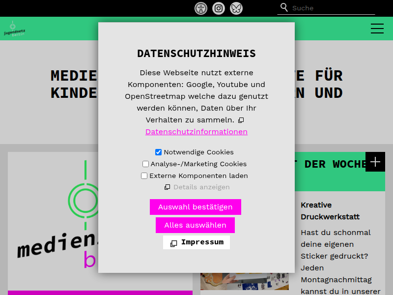 Startseite jugendnetz berlin