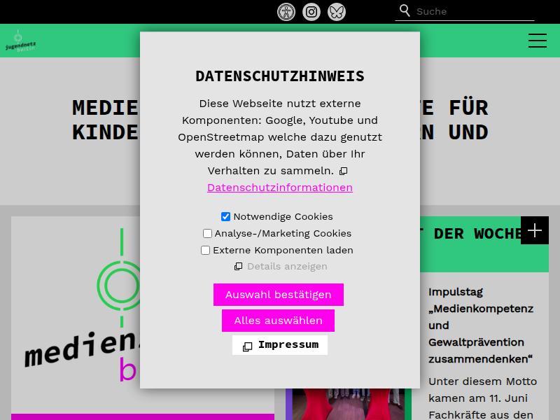 Aktuelle Meldungen jugendnetz berlin