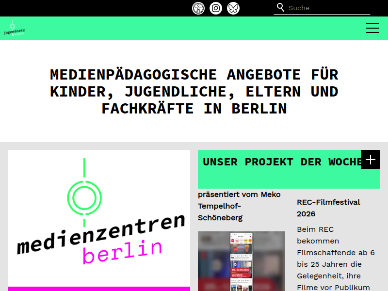 Aktuelle Meldungen jugendnetz berlin