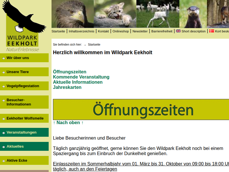 Naturerlebnisstätte Wildpark Eekholt - Otter