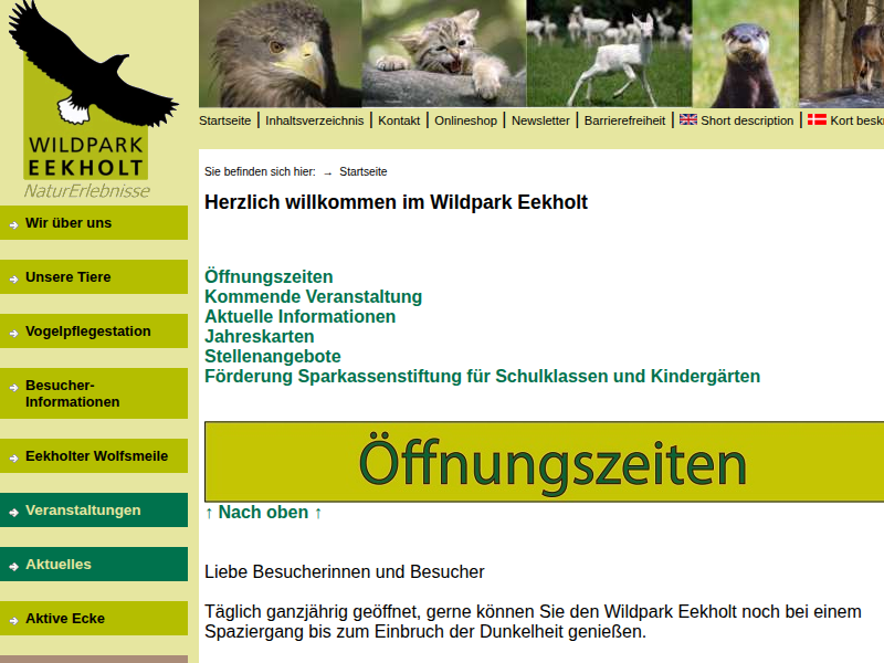 Naturerlebnisstätte Wildpark Eekholt - Seeadler
